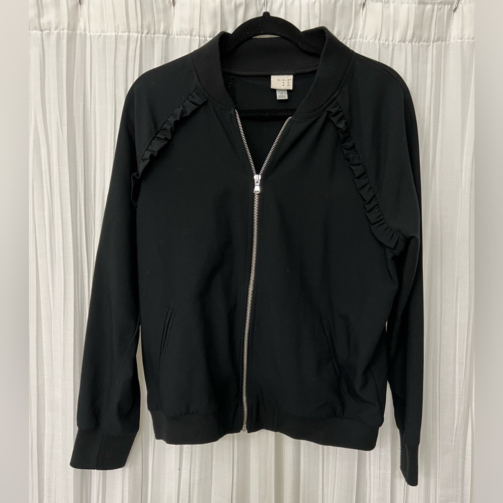 A New Day lightweight ruffled jacket